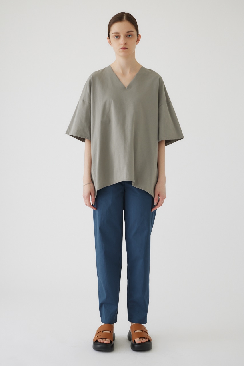 Oversized round T/SH L/GRY FREE