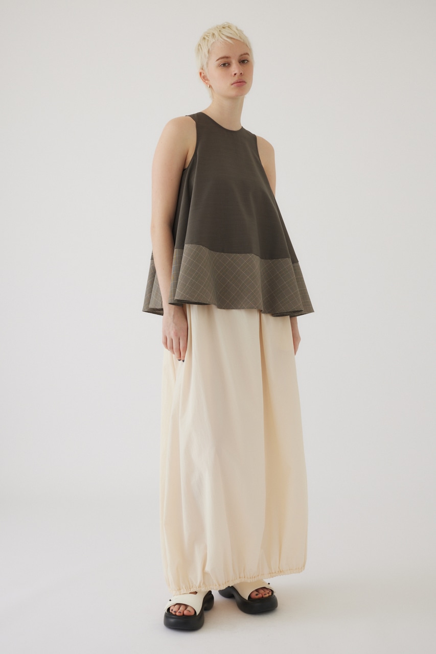 RIM.ARK | Nylon maxi SK (LONG SKIRTS ) |RIM.ARK ONLINE STORE 