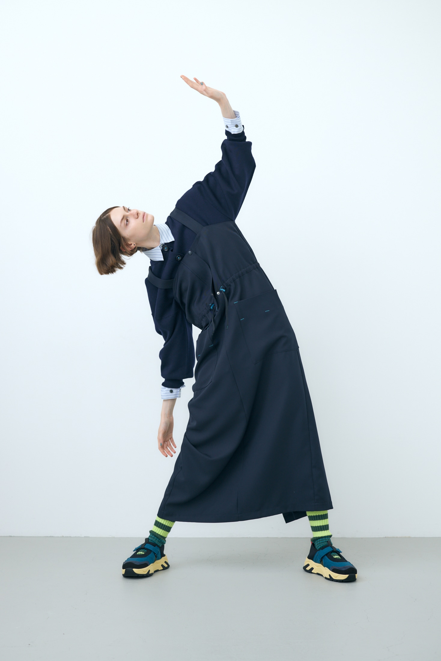 24AW 新品ナゴンスタンスdrawstring jumper skirt 24AW 新品ナゴンスタンスdrawstring jumper skirt