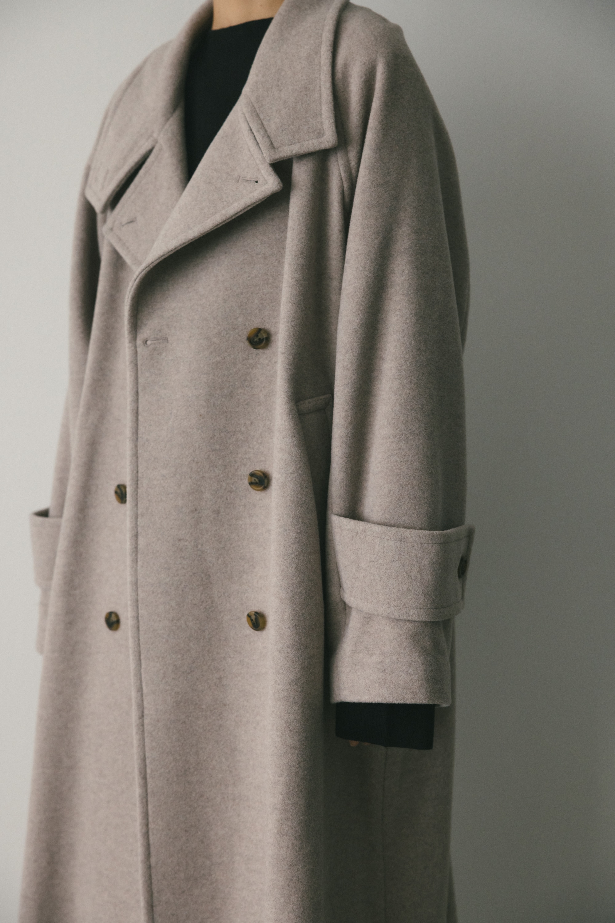 STYLEMIXER | 2WAYカラーウールロングダブルコート (コート ) |SHEL  