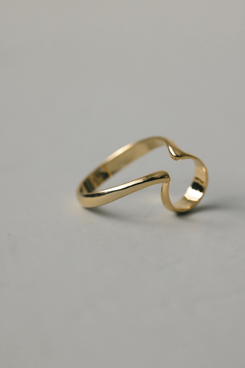 アシンメトリーイヤーカフ GLD FREE