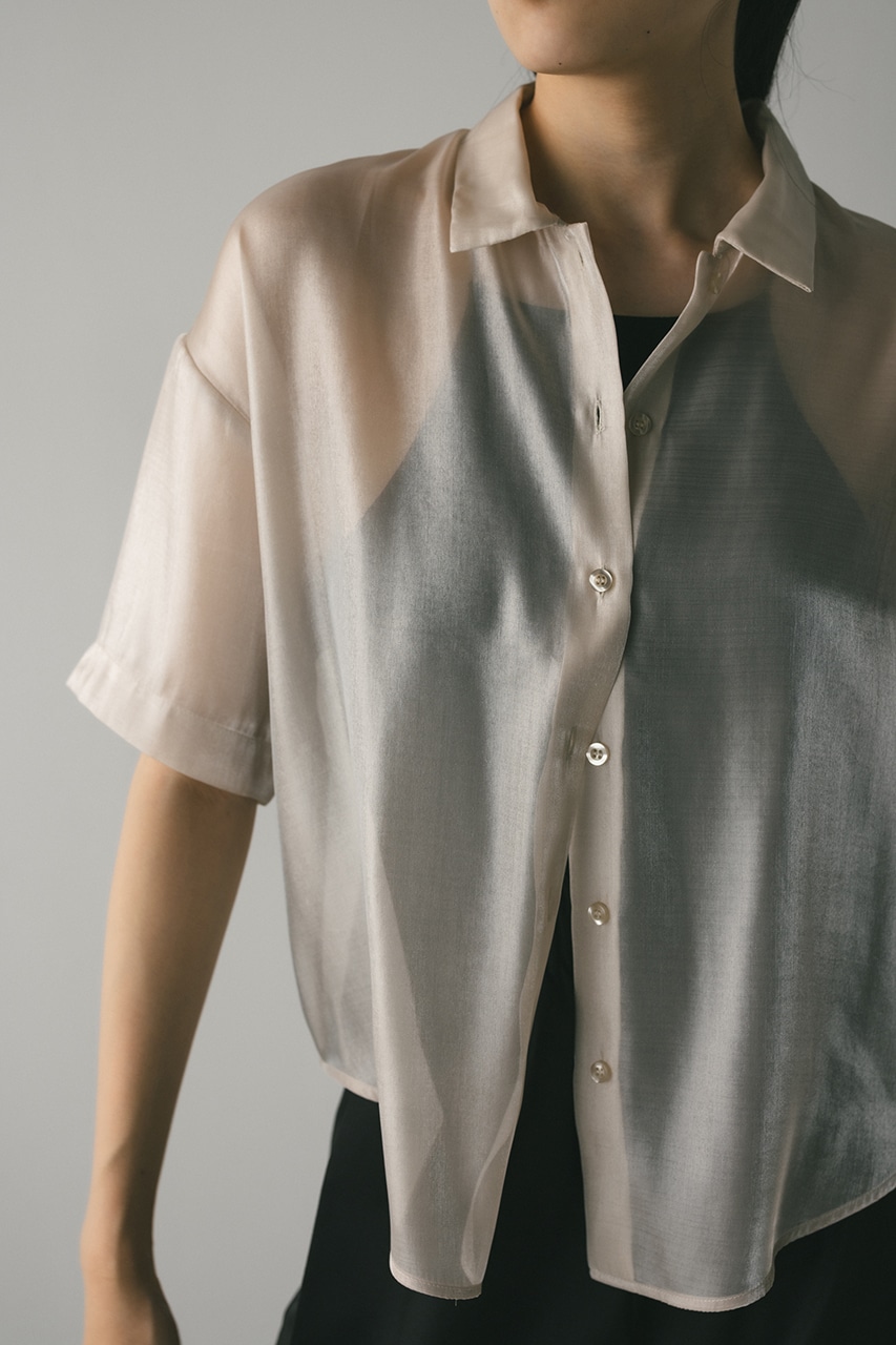 メタリックシアーシャツ IVOY FREE