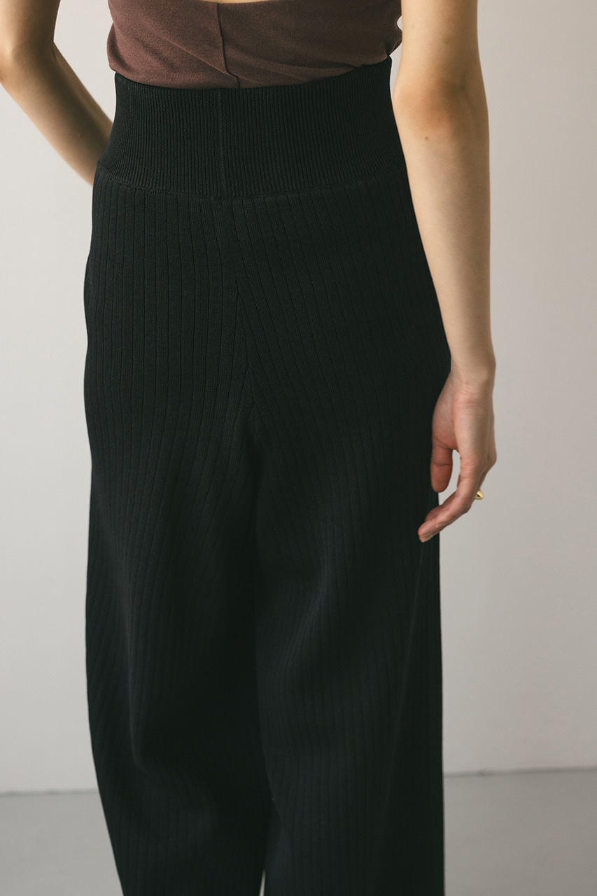 STYLEMIXER | ドライニットワイドリブパンツ (パンツ ) |SHEL