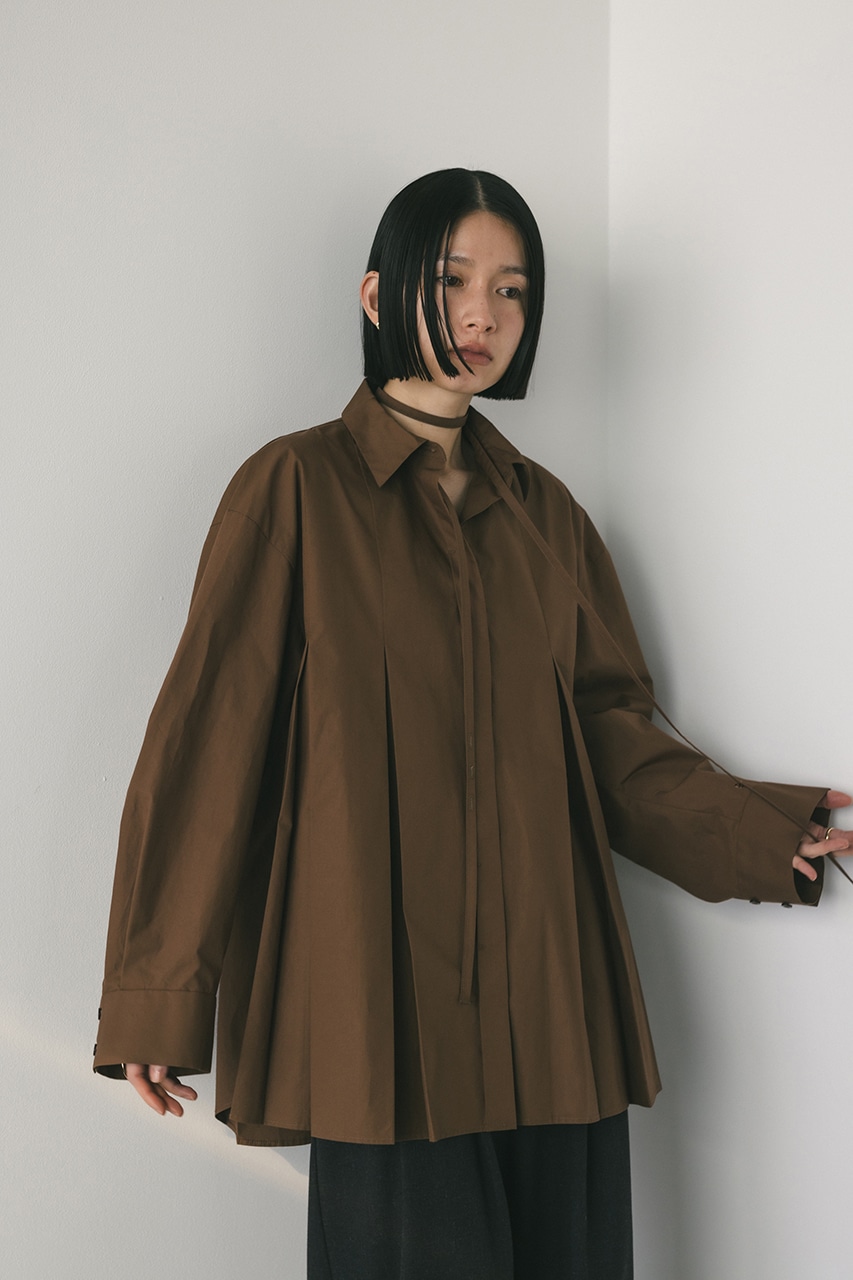 ボックスタックシャツ BRN FREE