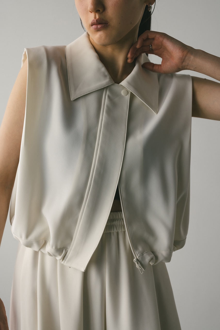 コンフォートヘムギャザートップ WHT FREE