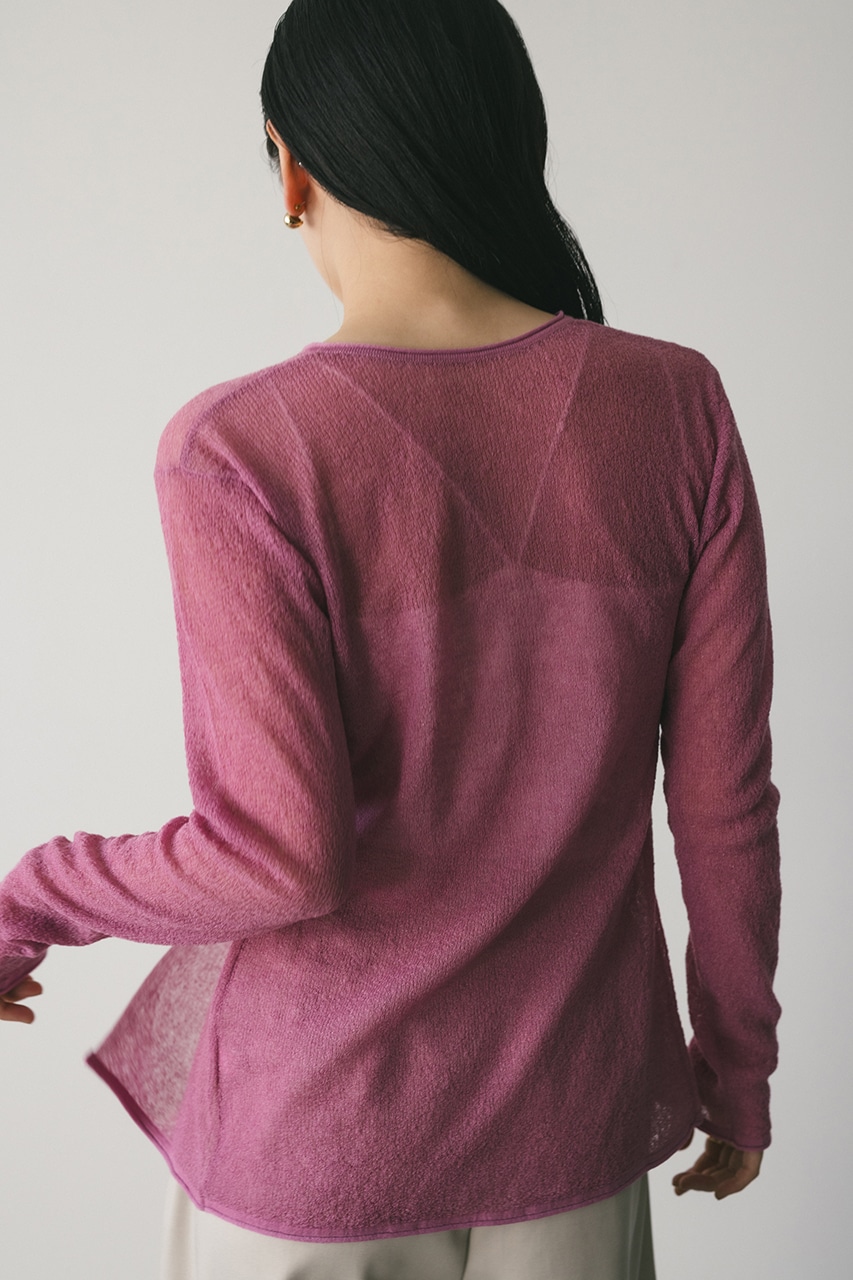 2WAYリボンサマーニット PNK FREE