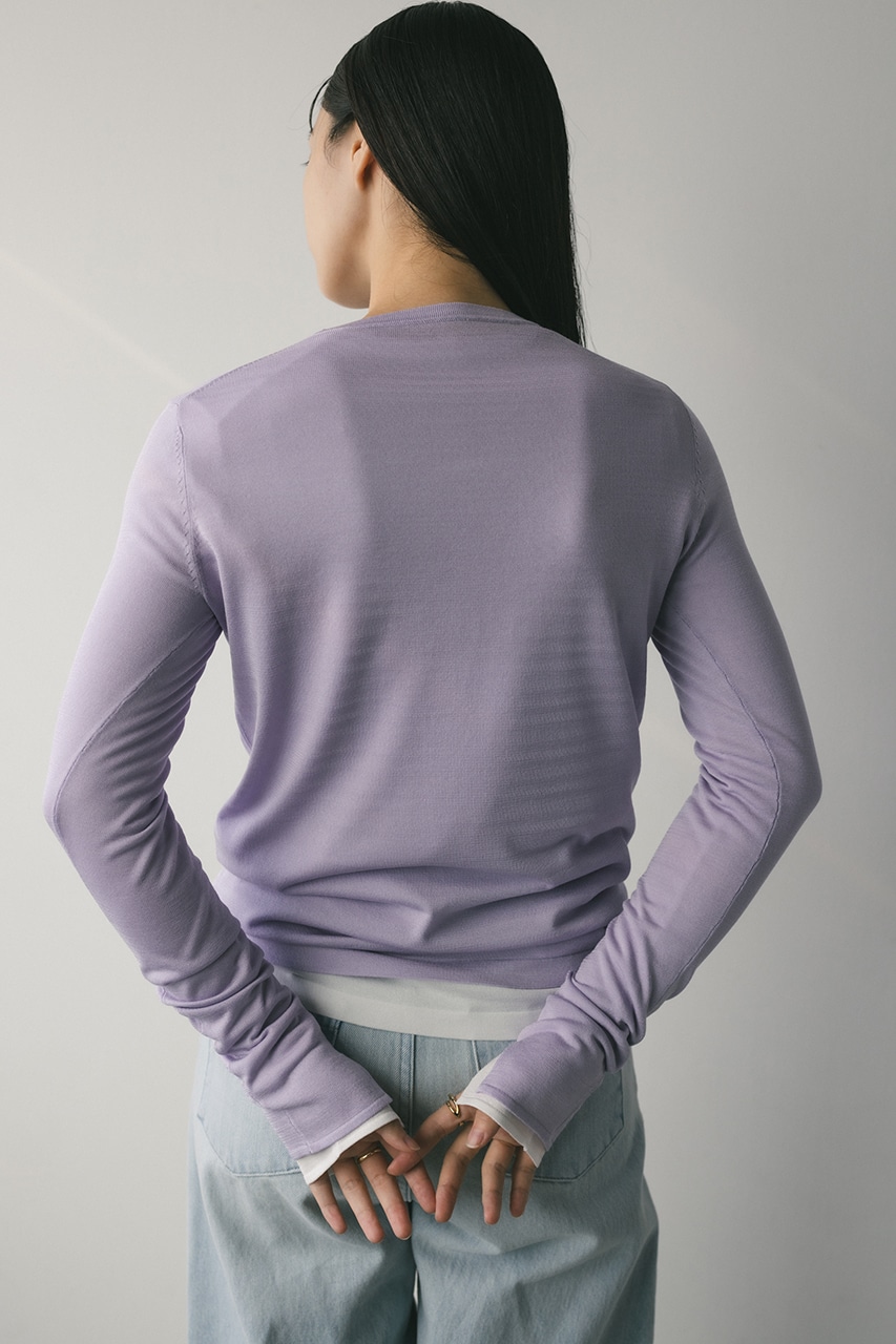スリットスリーブニット L/PUR FREE