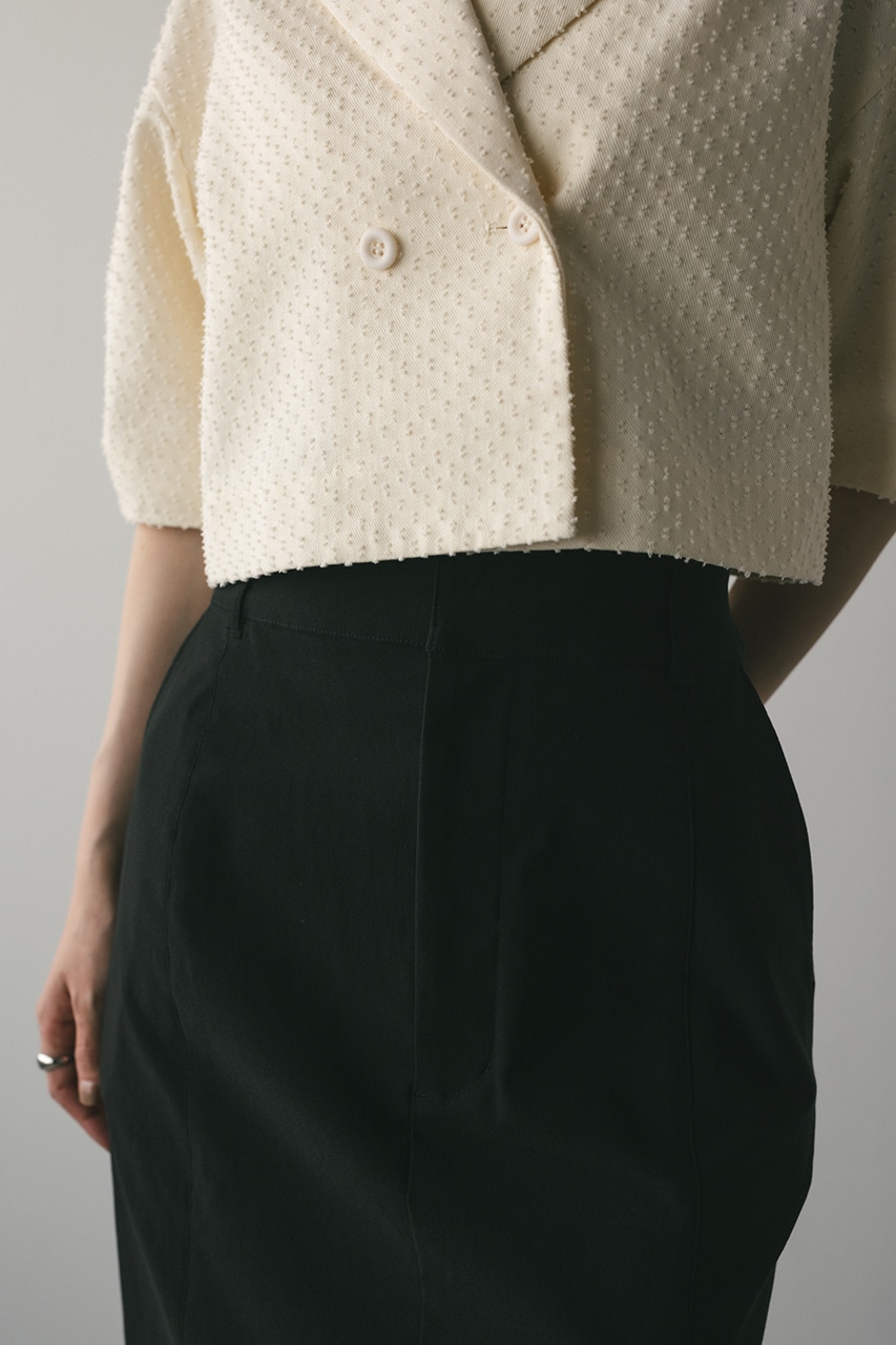 ハイストレッチタイトスカート BLK M