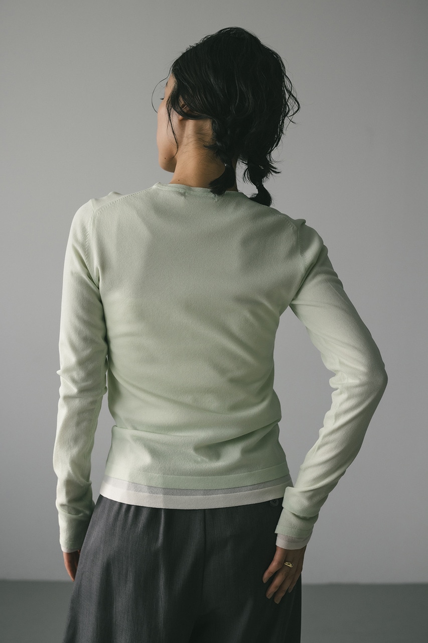 ハイゲージニットトップ MINT FREE