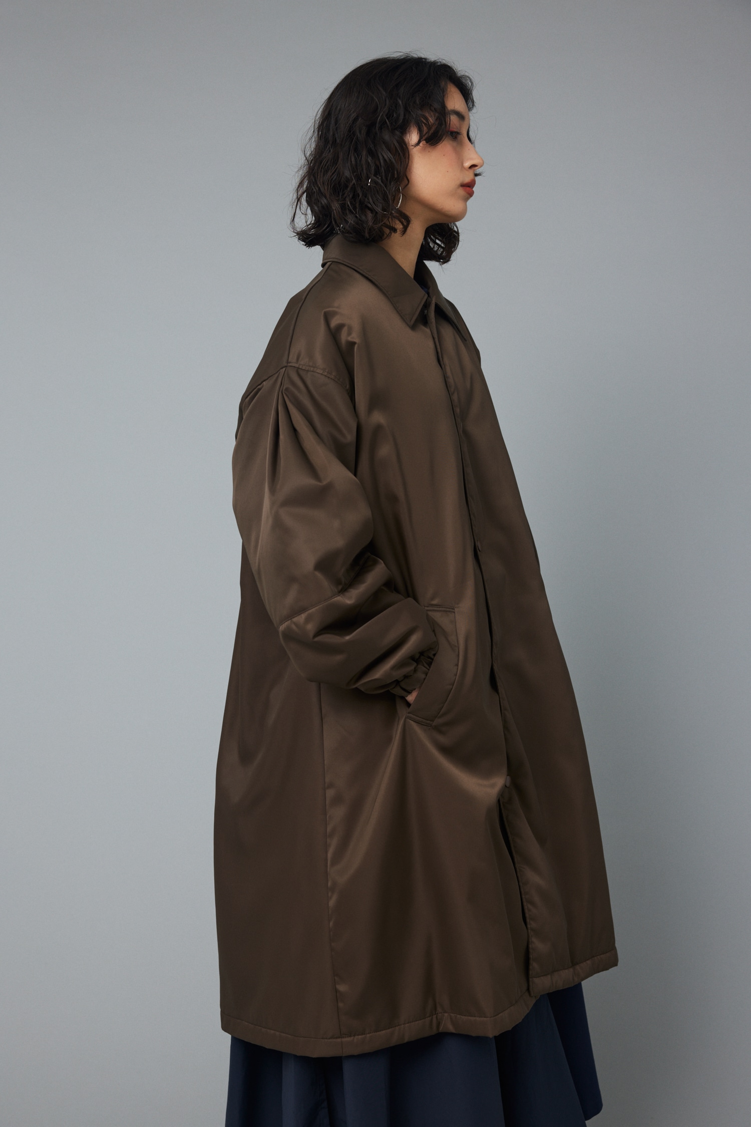 HeRIN.CYE A-line batting coat 新品未使用