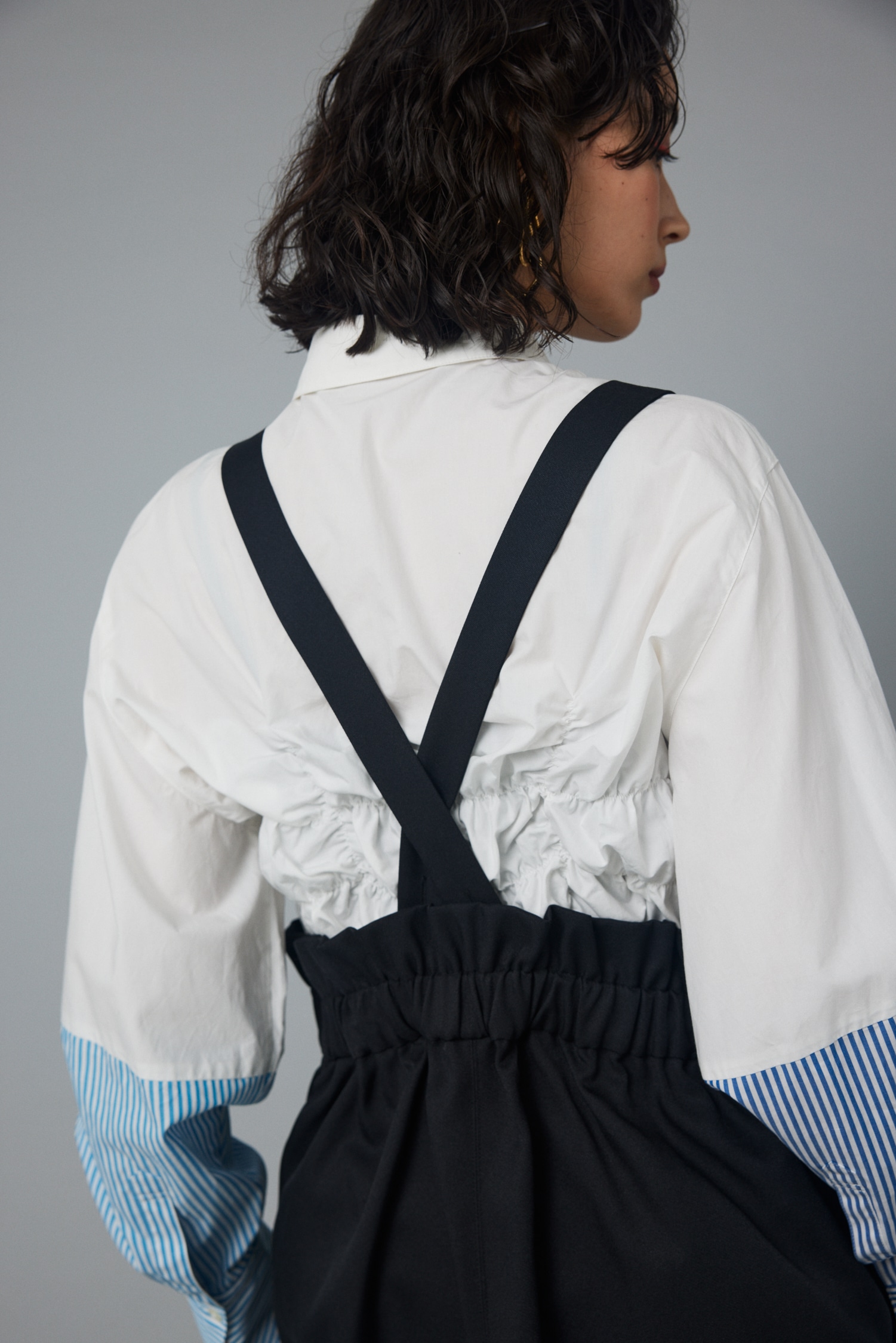 HeRIN.CYE | West frill junper skirt (ワンピース(ミニ・ミディアム 