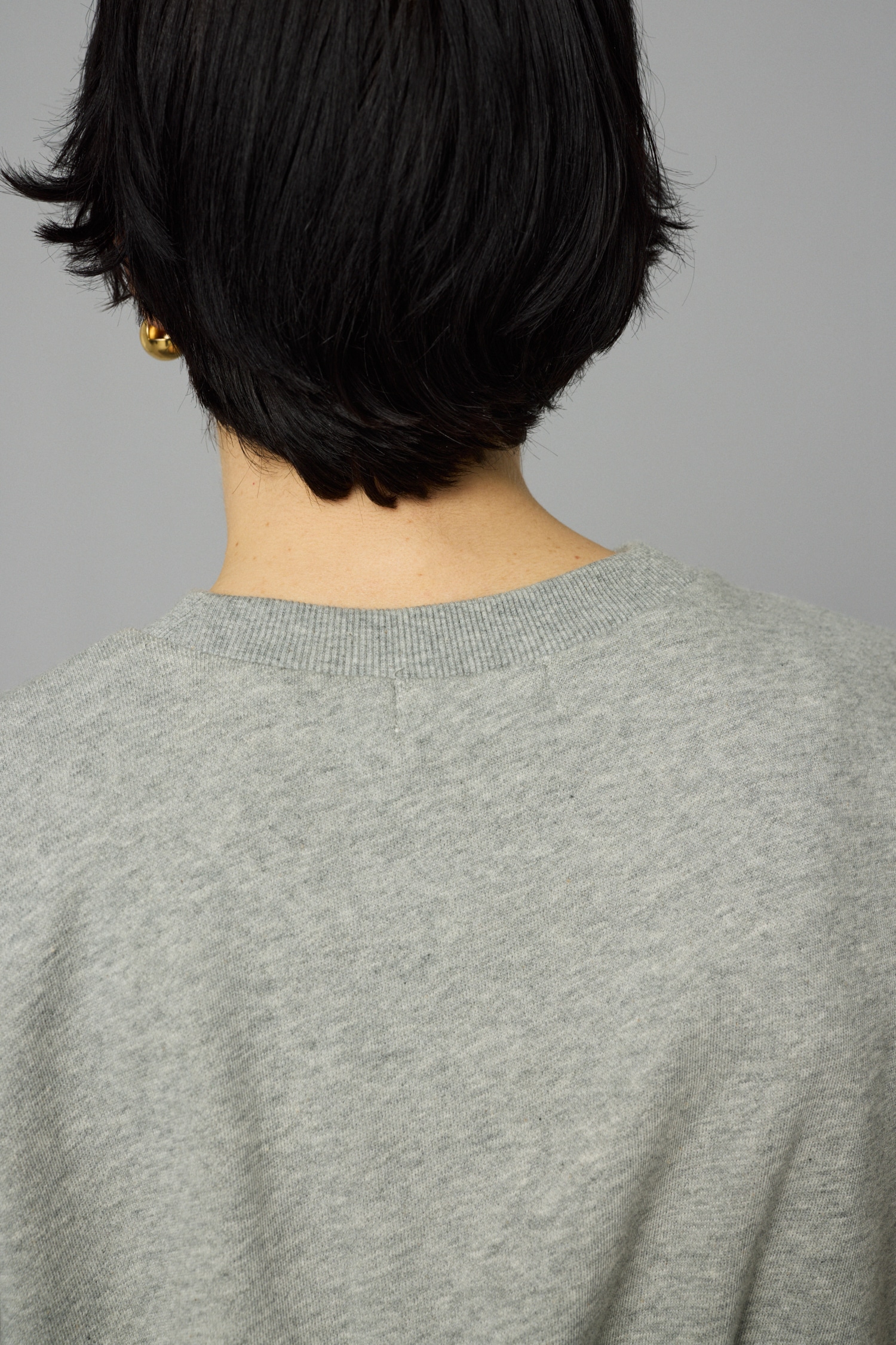 Box cut vest GRY FREE