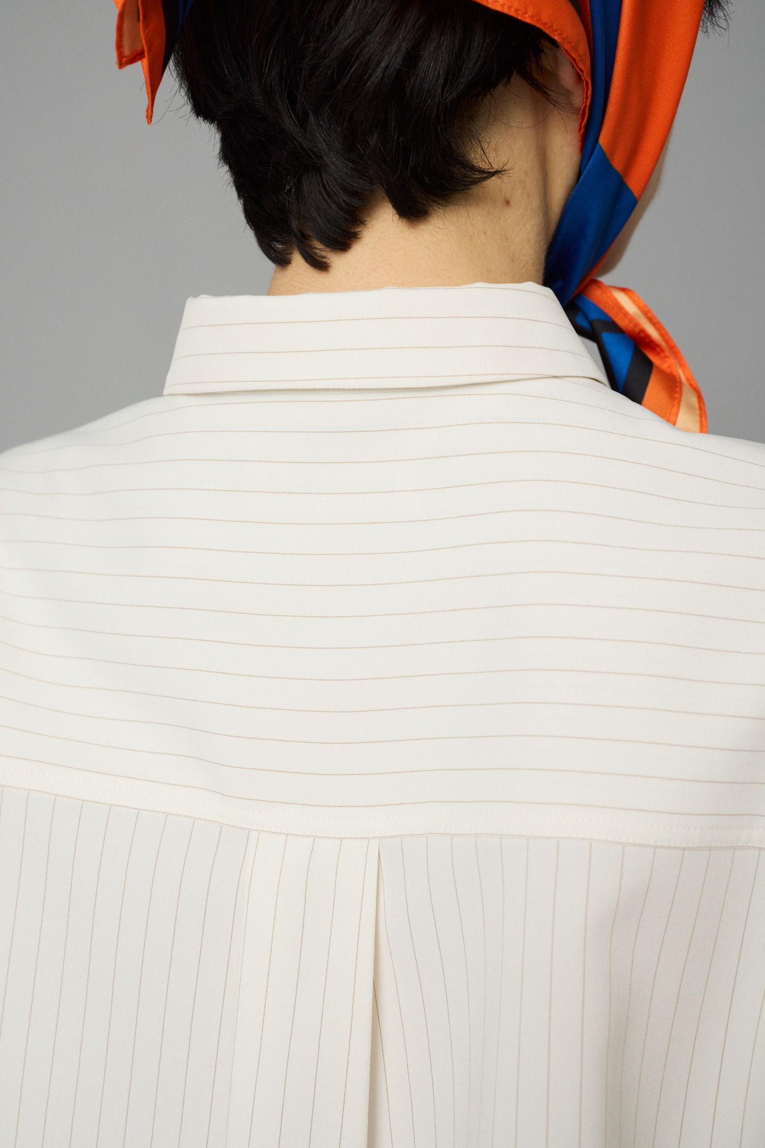 Stripe half sleeve shirt 柄WHT FREE