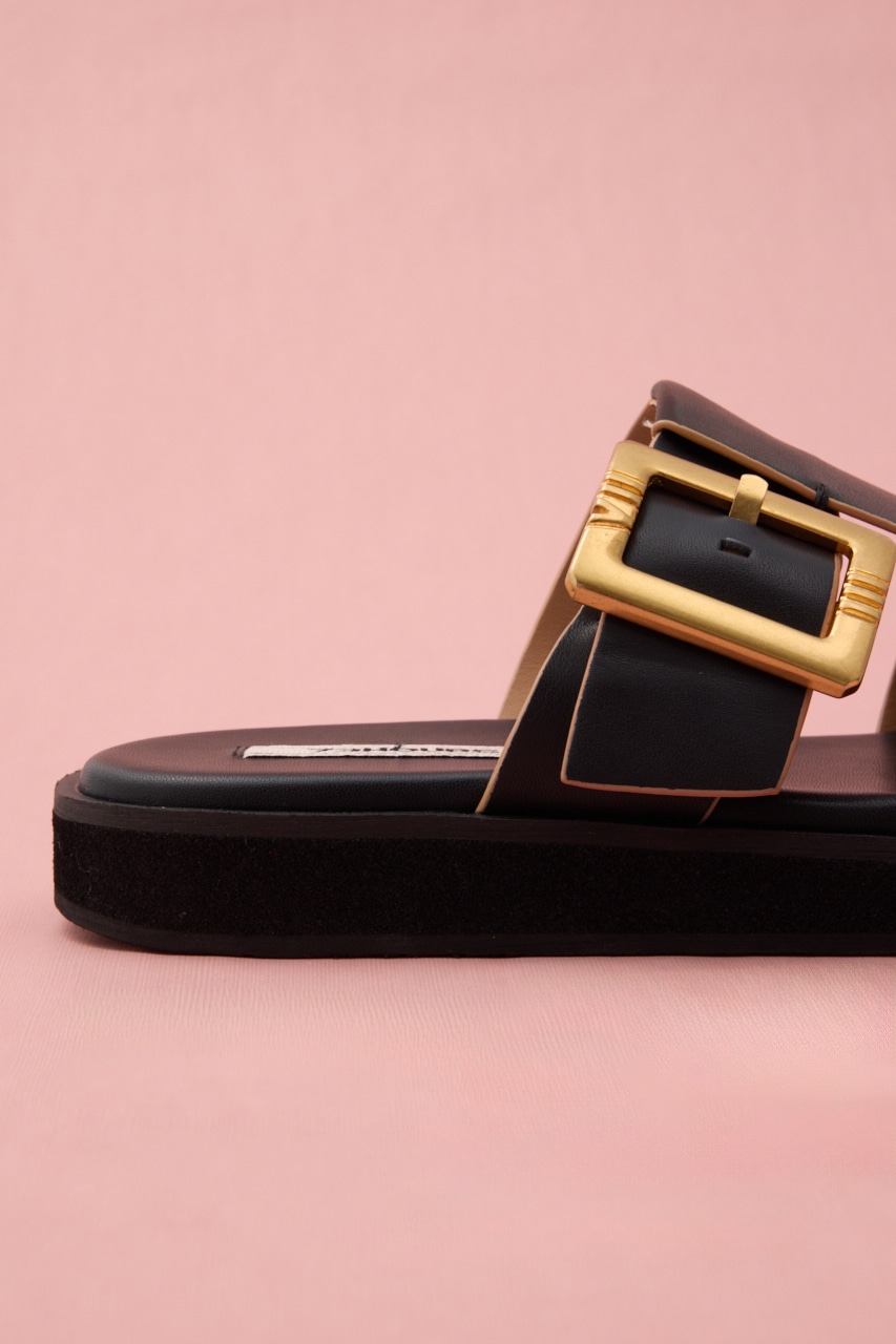 ザイルフラットサンダル BLK 22.5cm