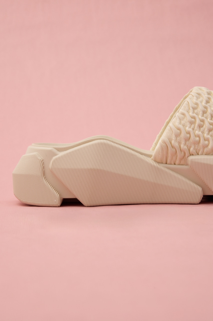 ガボンボリュームサンダル WHT 23.5cm