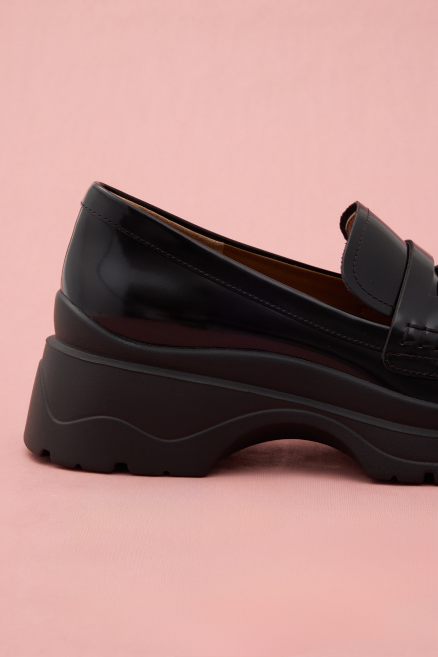 ボリュームライトローファー BLK 24.0cm