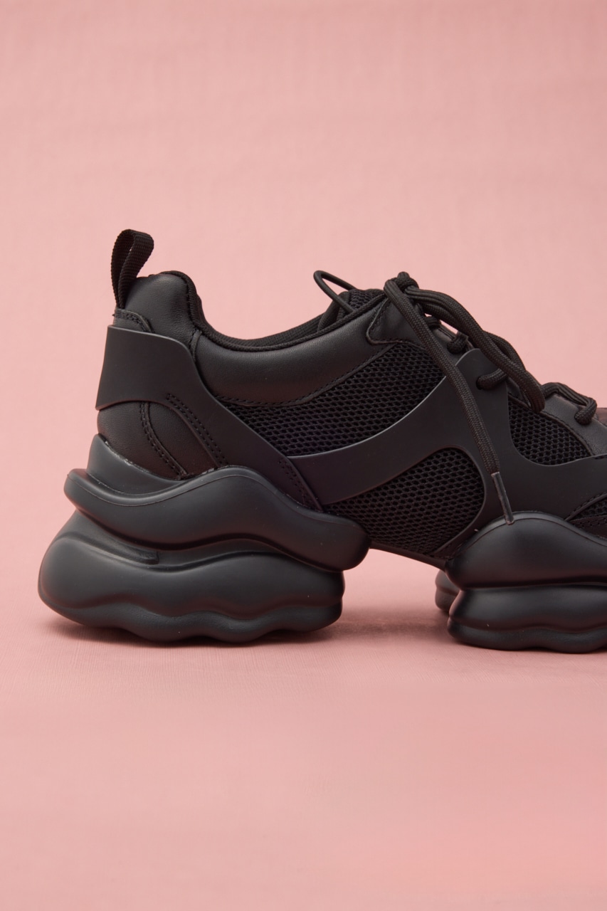 ボストランスボリュームスニーカー BLK 23.5cm