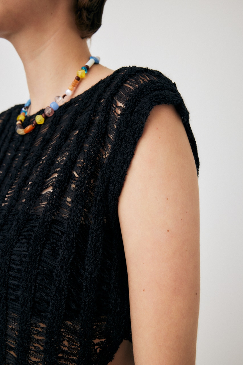 MOUSSY | TAPE YARN KNIT タンクトップ (タンクトップ ) |SHEL