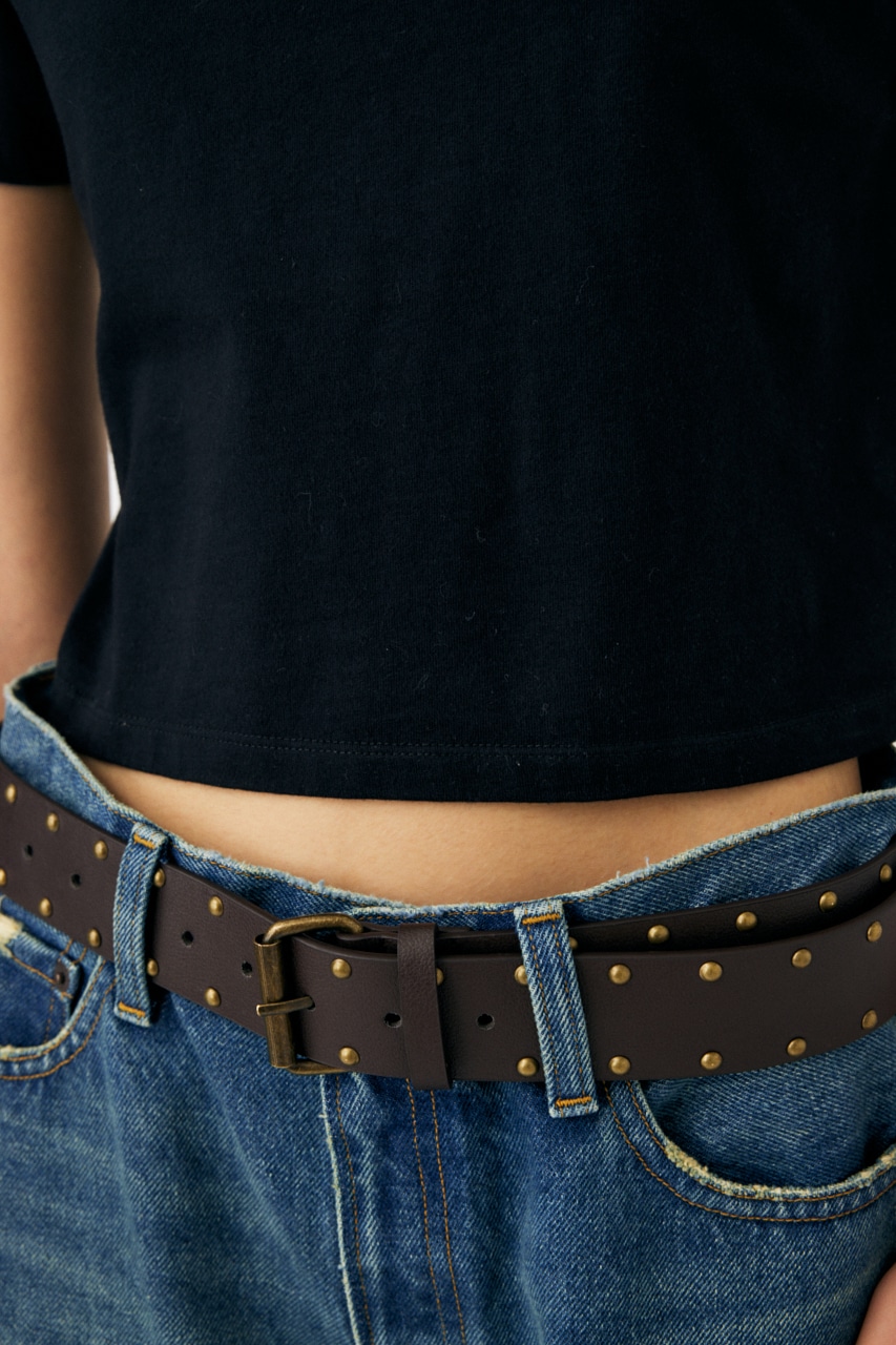 MOUSSY GIRL Tシャツ BLK FREE