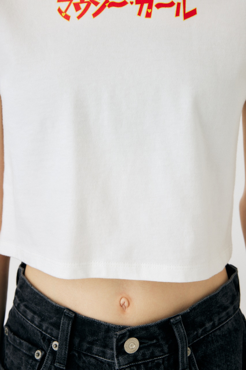 MOUSSY GIRL Tシャツ O/WHT FREE
