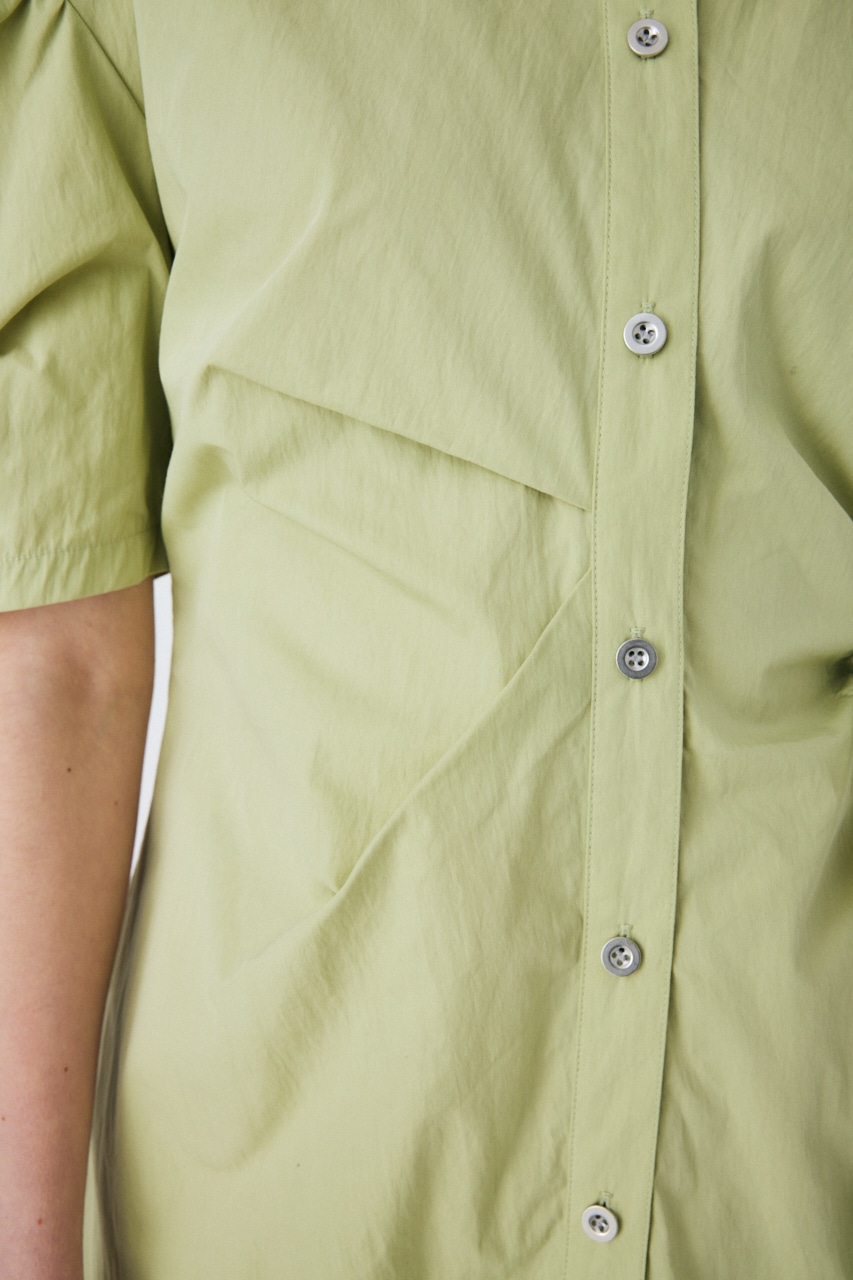 MOUSSY | SIDE OPEN SHIRT ミニドレス (ワンピース(ロング） ) |SHEL