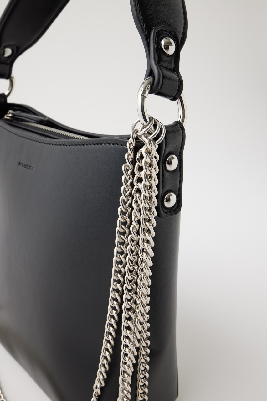 MOUSSY | TWIN CHAIN F／LEATHER バッグ (すべて ) |SHEL'TTER WEBSTORE