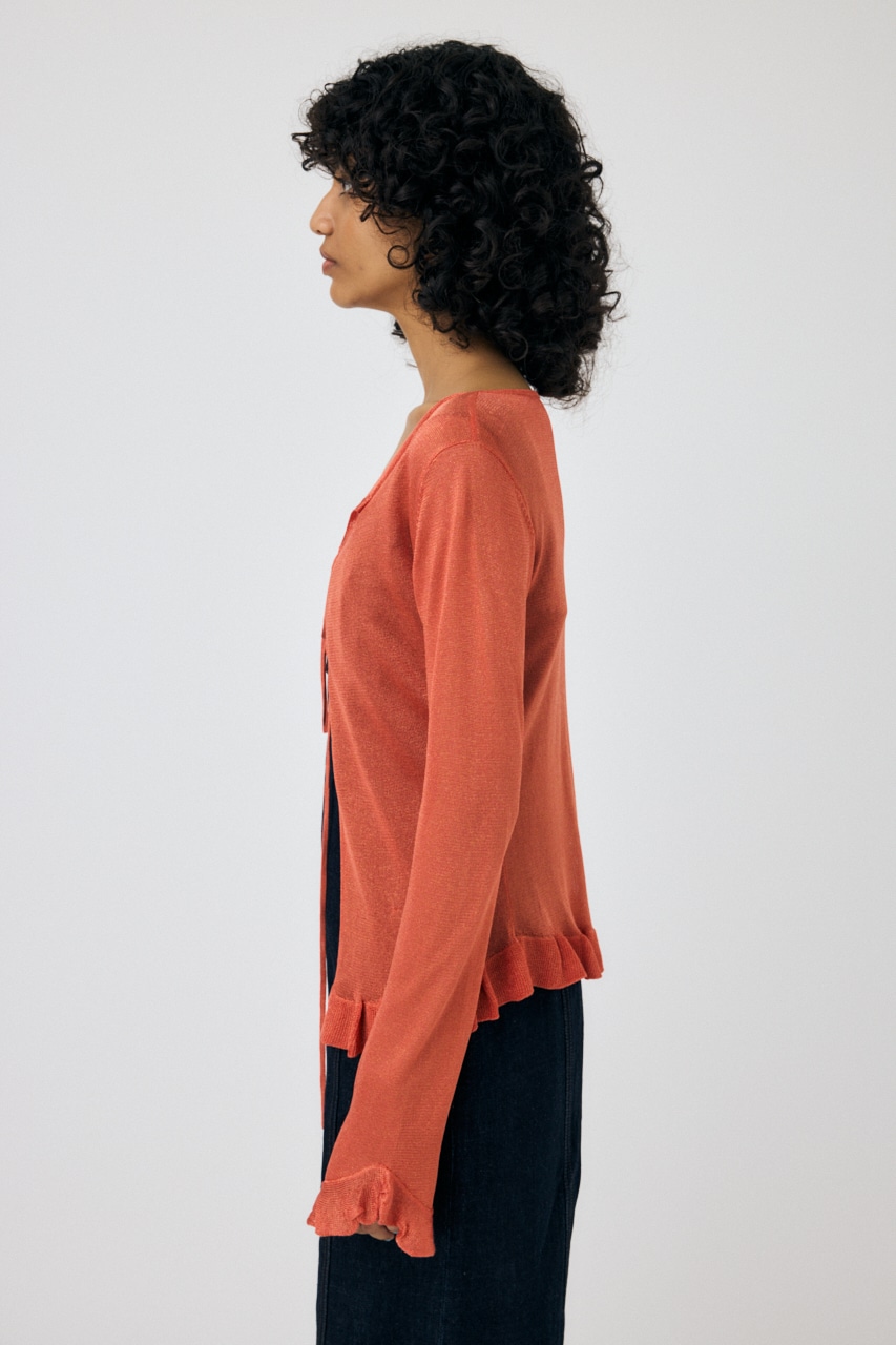 MOUSSY マウジー　SHEER VELOUR カーディガン MOUSSY | SHEER VELOUR カーディガン (Tシャツ・カットソー(長袖