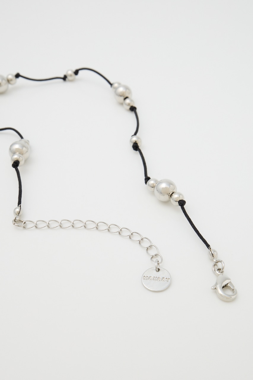 CORD & CHAIN ネックレス SLV FREE