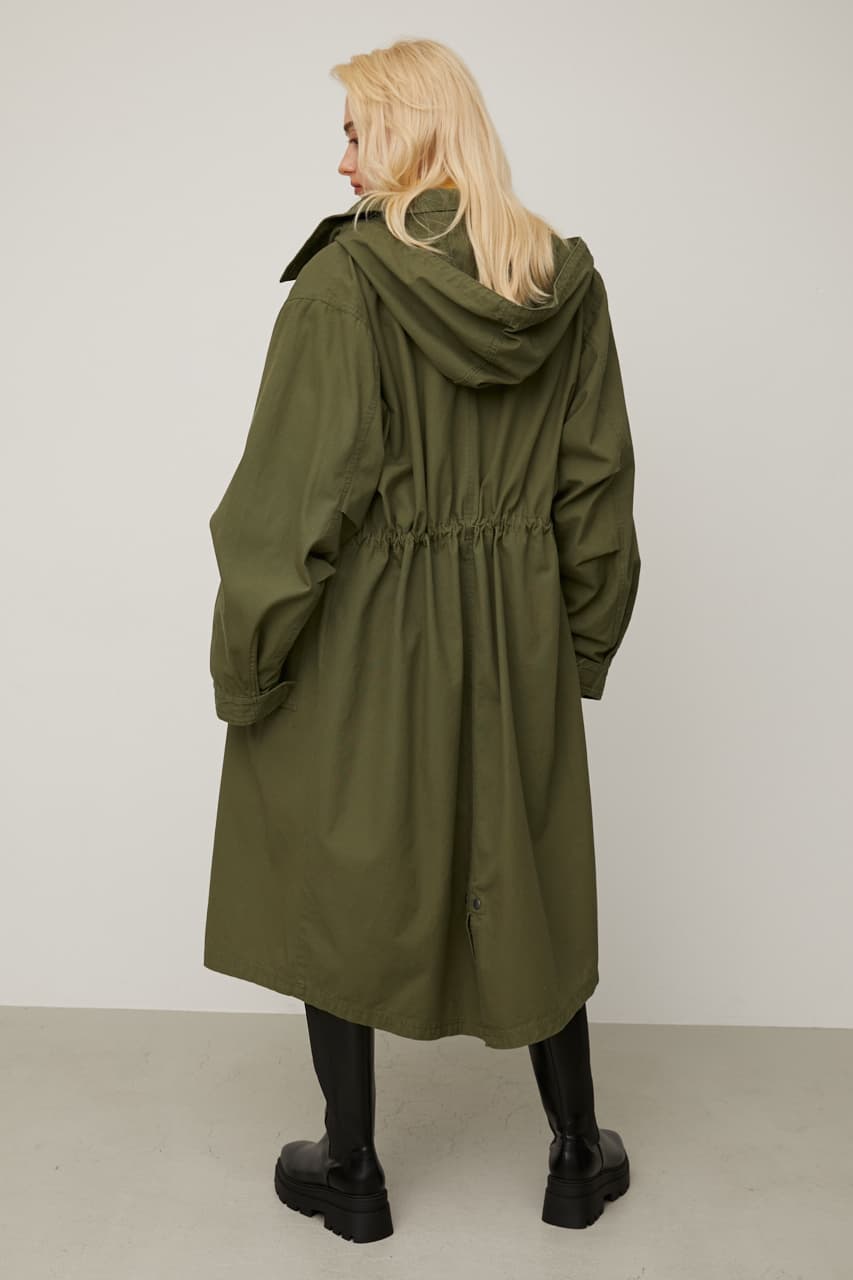 e／s（エマスライ）☆2WAY HOODED MILITARY COAT☆SLY