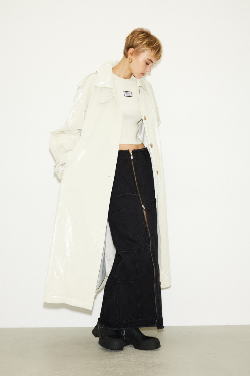 THROW by SLY | 【THROW】PUFFER SHINY COLLAR コート (コート ) |SHEL 