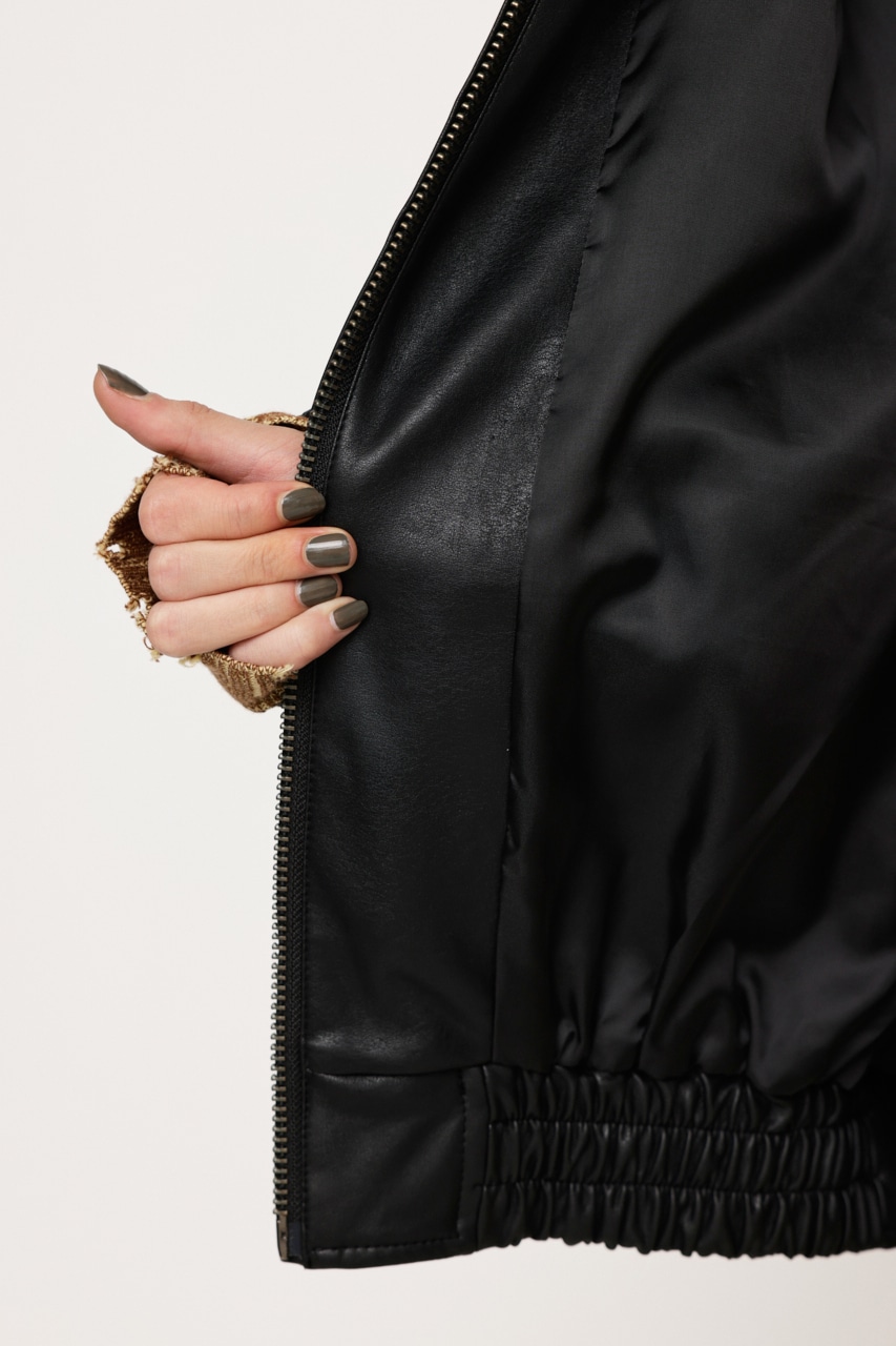 SLY | FAUX LEATHER ZIP UP ブルゾン (ブルゾン ) |SHEL'TTER WEBSTORE