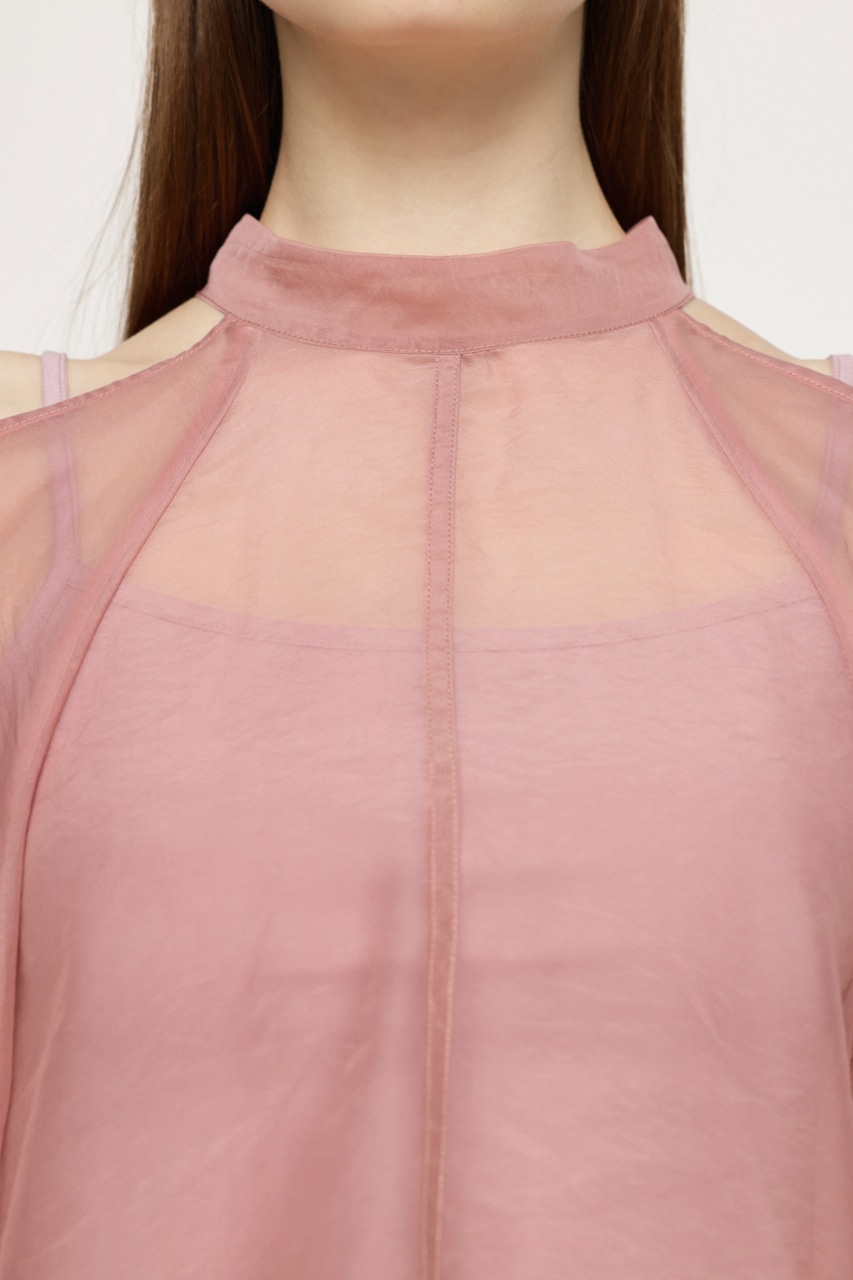 SLY | SHEER OPEN SHOULDER チュニック (シャツ・ブラウス ) |SHEL 