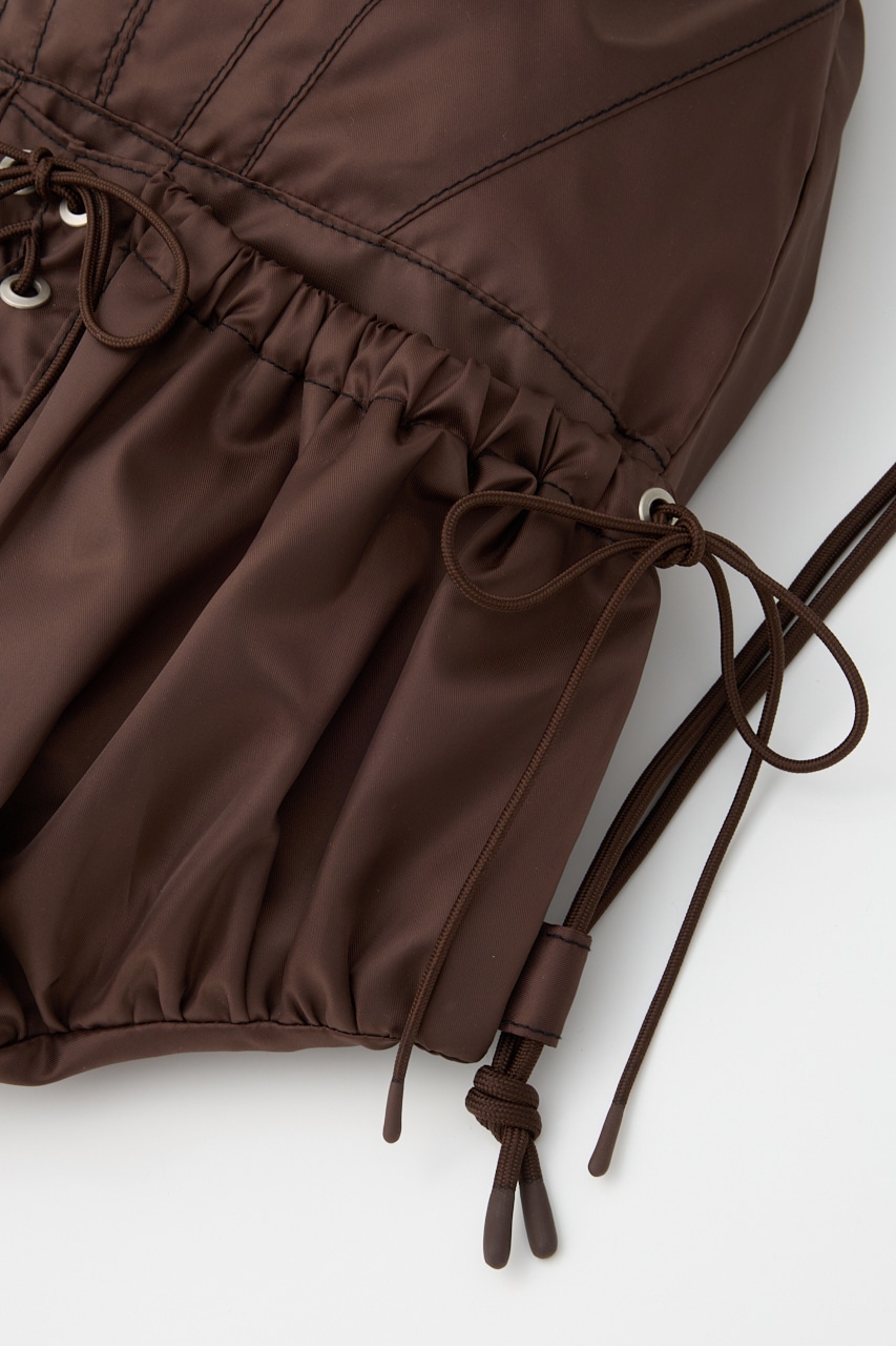 SLYフェイクレザー ボンデージ ナップサック　1回使用 SLYフェイクレザー ボンデージ ナップサック 1回使用 F／LEATHER