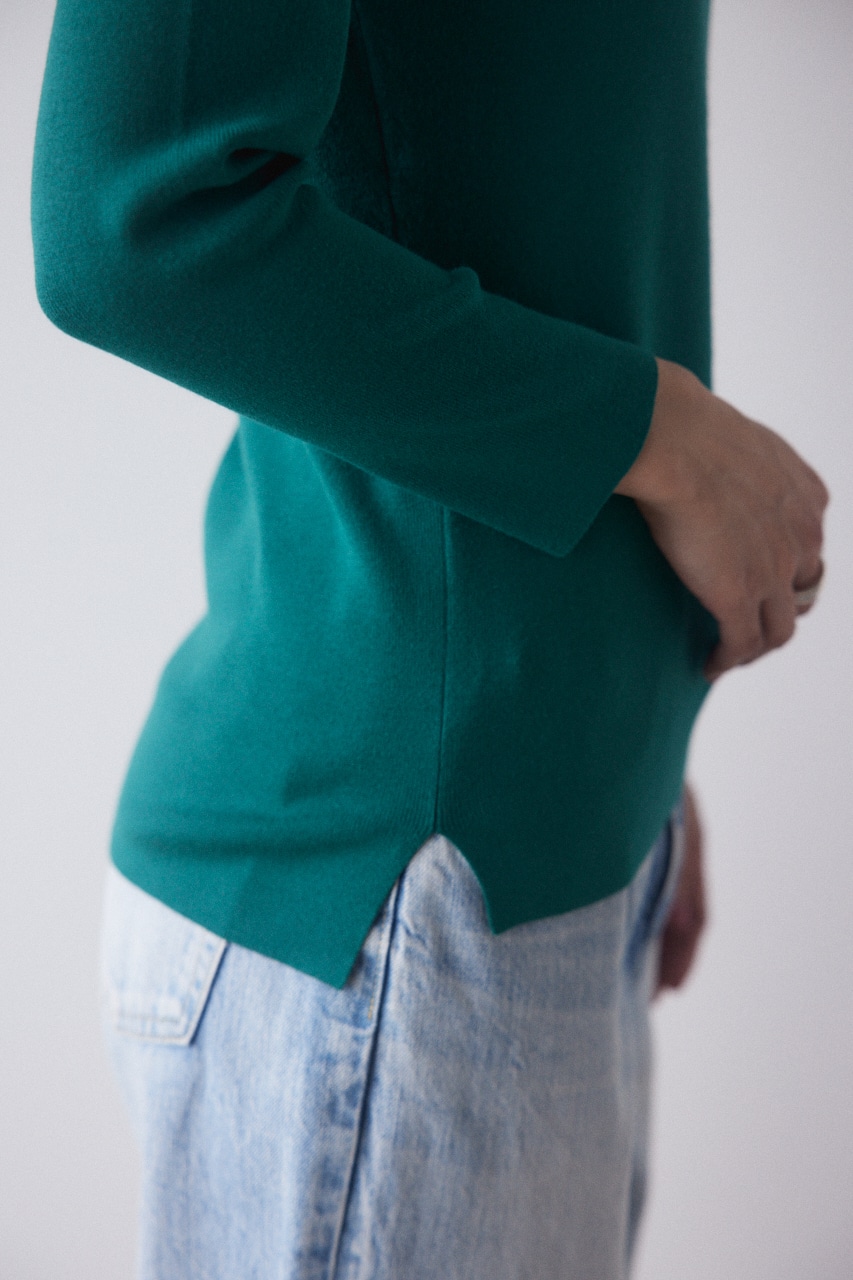 BLACK BY MOUSSY | washable longsleeve tops (ニット ) |SHEL 