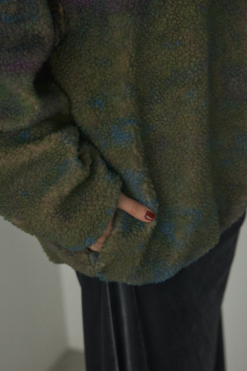 BLACK BY MOUSSY | art pattern half zip pullover (ブルゾン ) |SHEL 