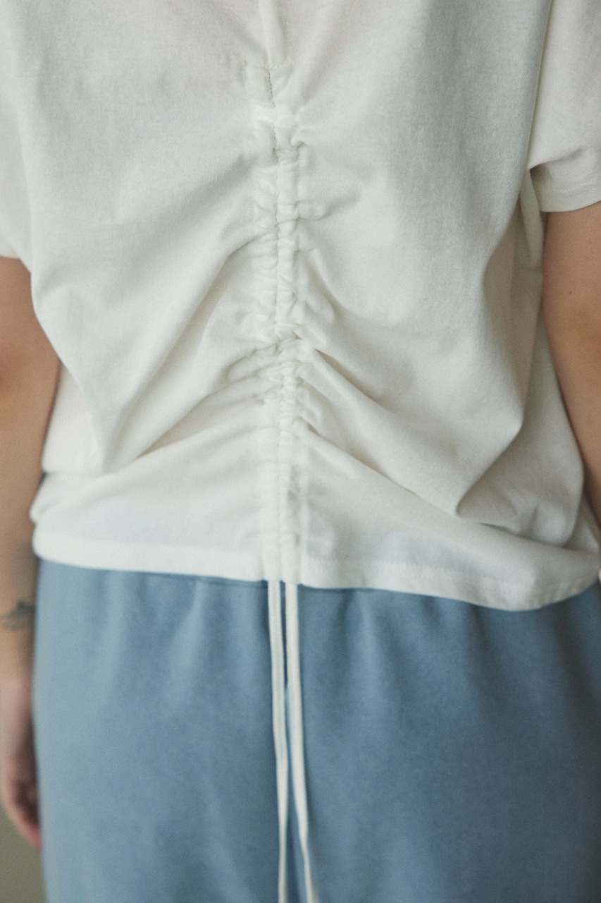 back gather tops WHT FREE