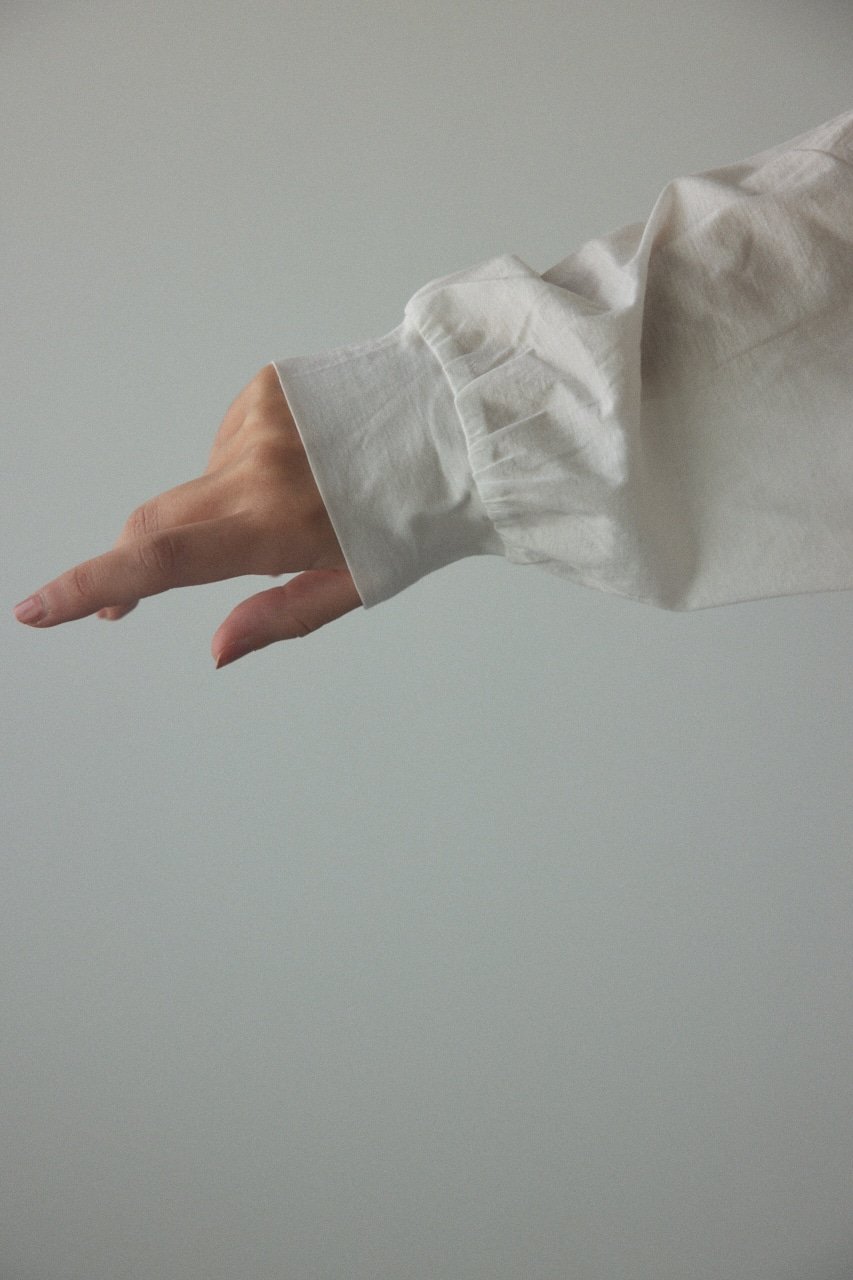 sheer long t-shirt WHT FREE