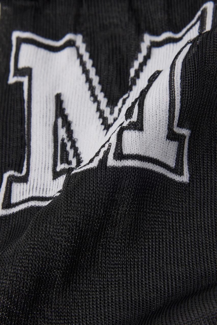 【MAISON MAVERICK PRESENTS】カレッジチュールソックス BLK FREE