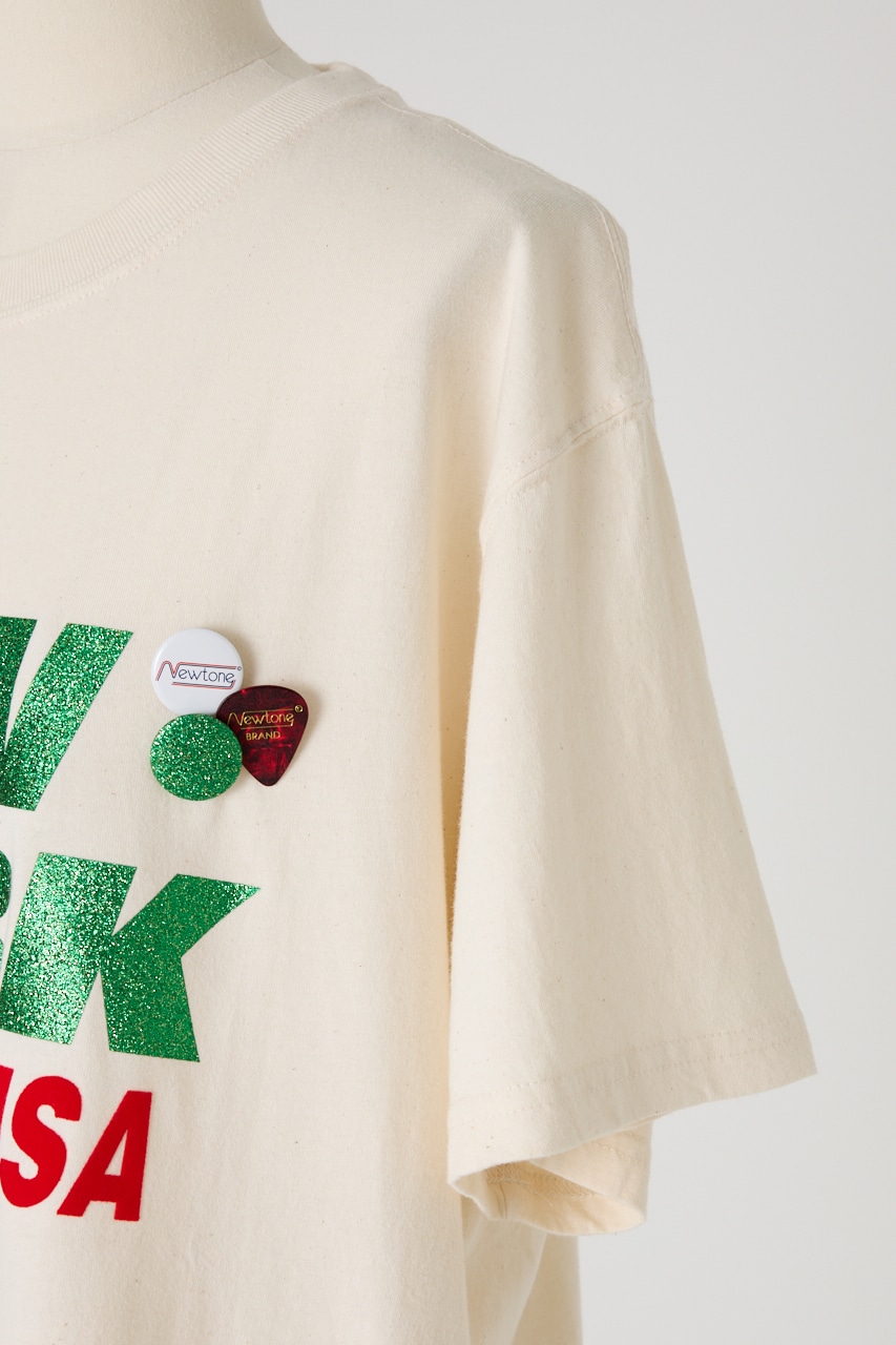 【NEWTONE】CITY SS25 Ｔシャツ O/WHT FREE