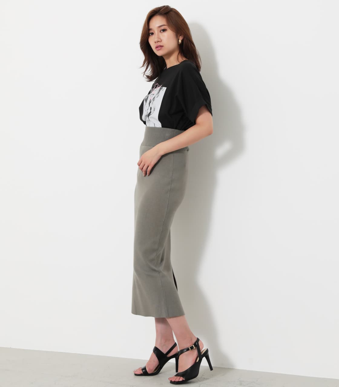 rienda | 【WEB限定】サスペンダーロングJ／W SK（2） (その他ボトム  