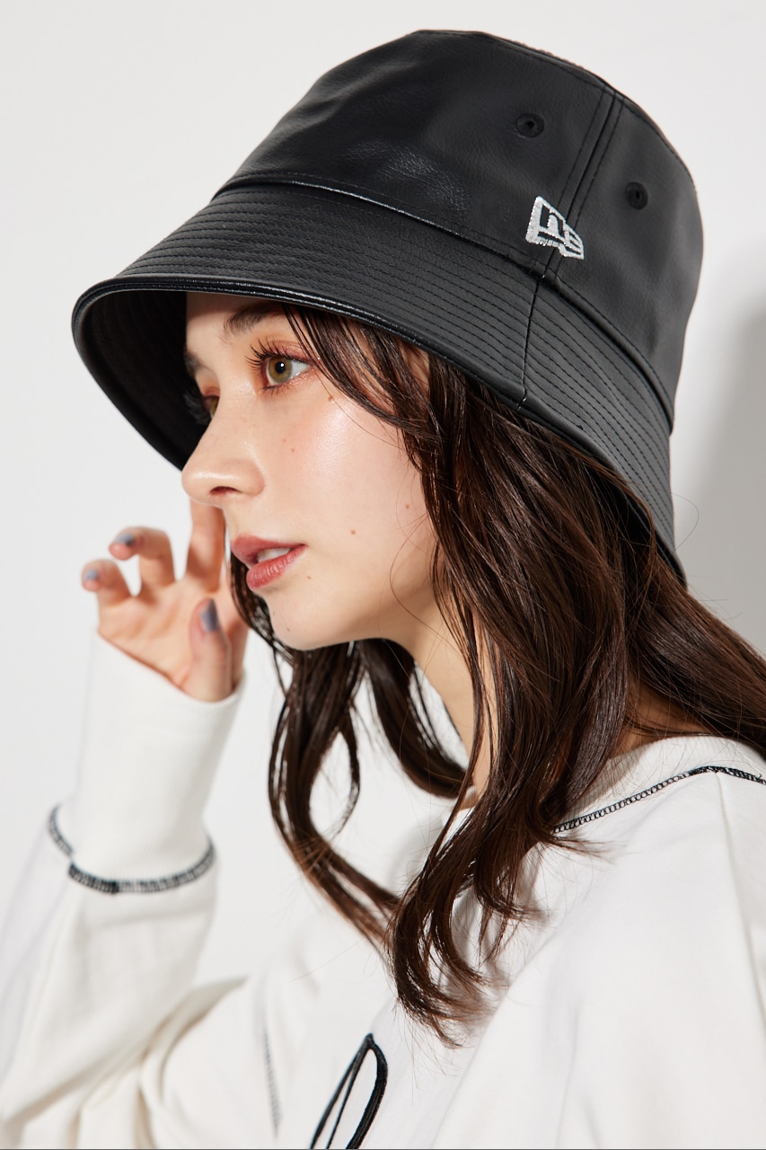 rienda | NEW ERA(R)×rienda Fレザーバケットハット (帽子