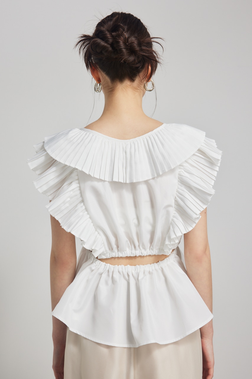 バックオープンペプラムBLS WHT FREE