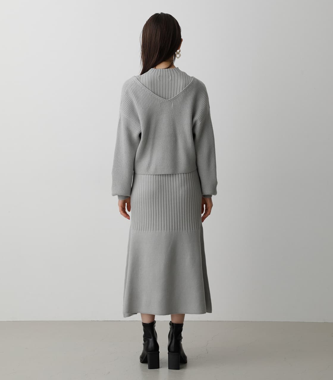 AZUL BY MOUSSY | OFF SHOULDER SET KNIT ONEPIECE (ワンピース(ミニ・ミディアム） )  |SHEL'TTER WEBSTORE