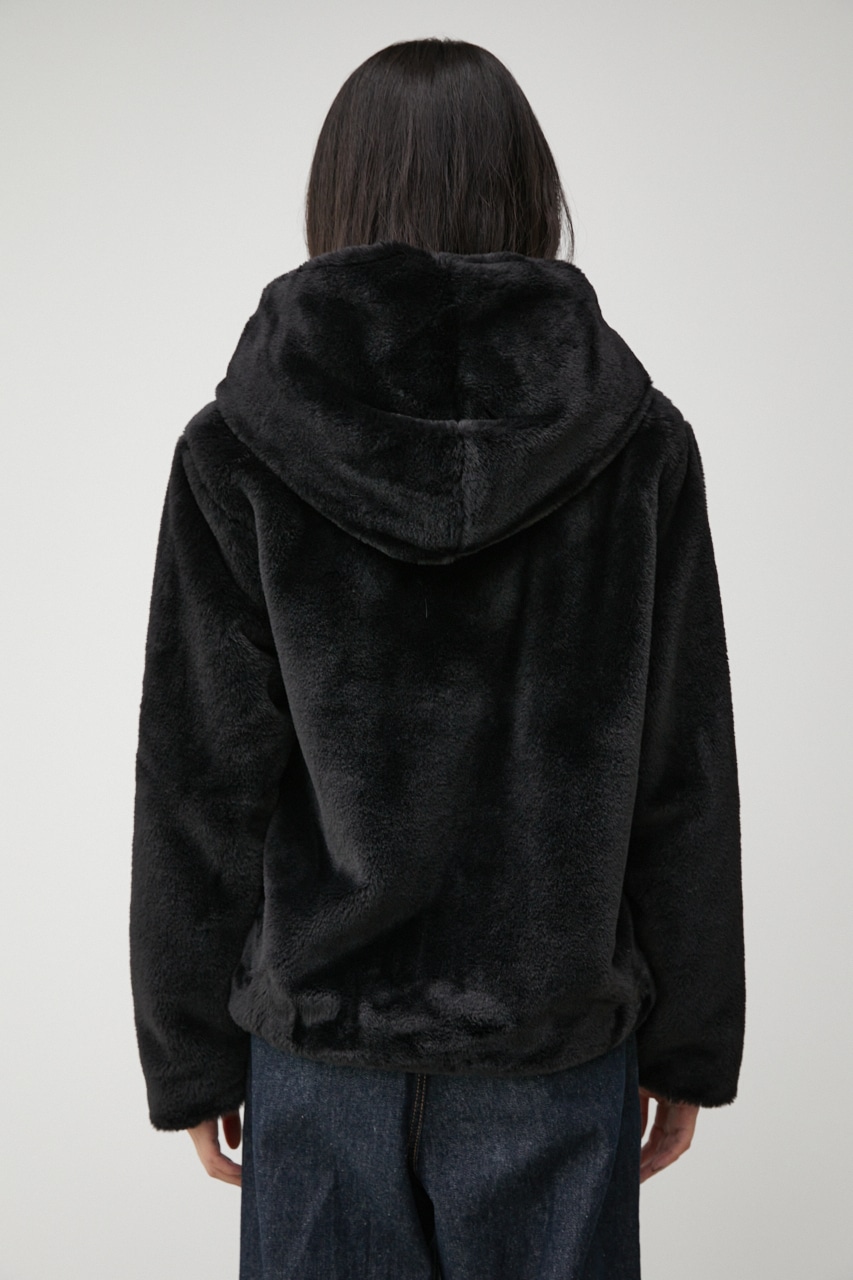 AZUL BY MOUSSY FLUFFY HOODIE COAT (コート ) SHEL'TTER WEBSTORE