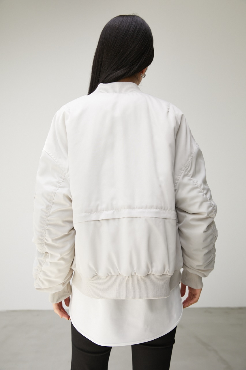 AZUL BY MOUSSY | DETACHABLE SHORT MA-1 (ブルゾン ) |SHEL