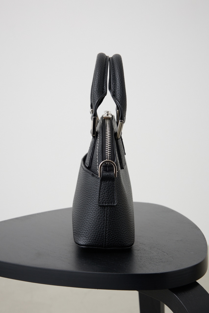 ダブルジッパーミニバッグ BLK FREE