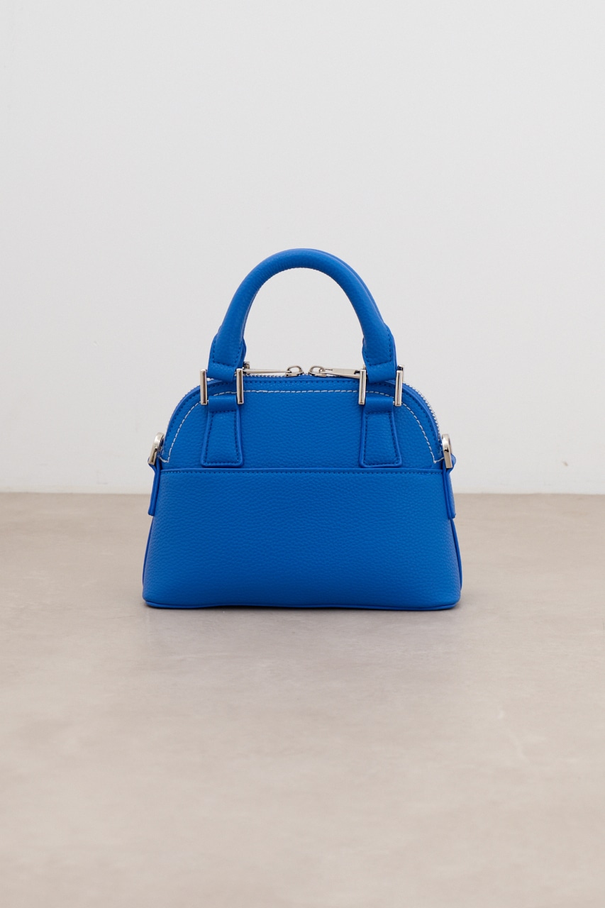 ダブルジッパーミニバッグ BLU FREE