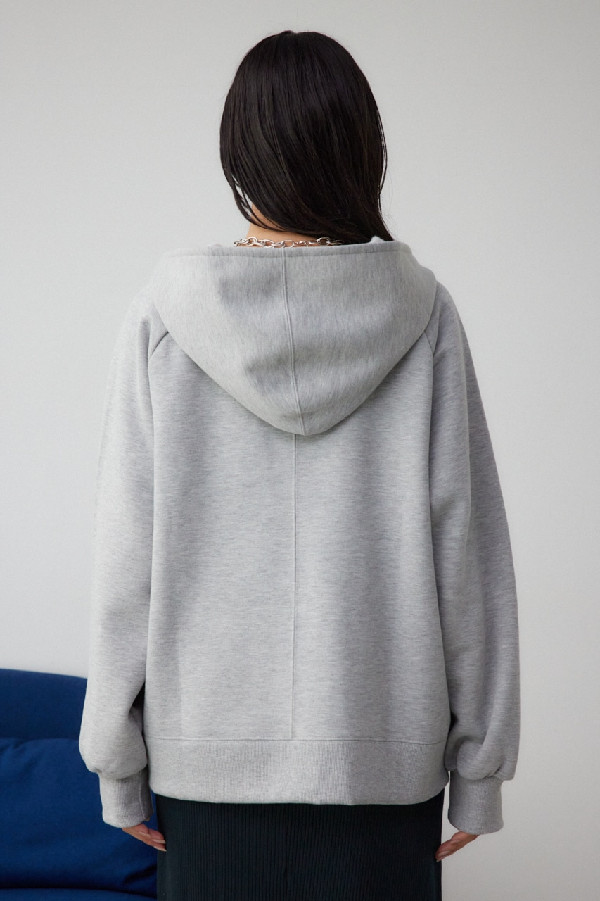 カレッジプリントスウェットパーカー T.GRY FREE