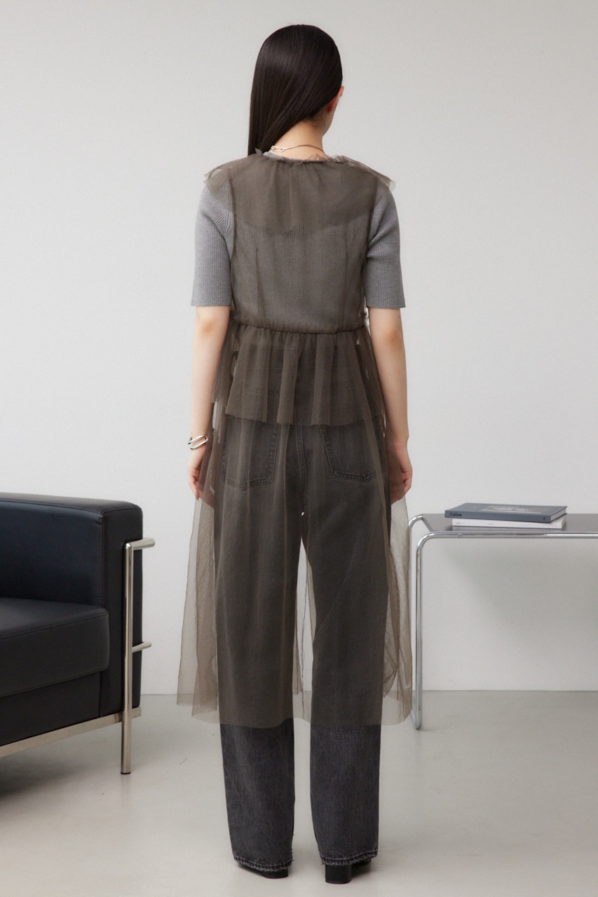 デザインチュールビスチェ GRY FREE