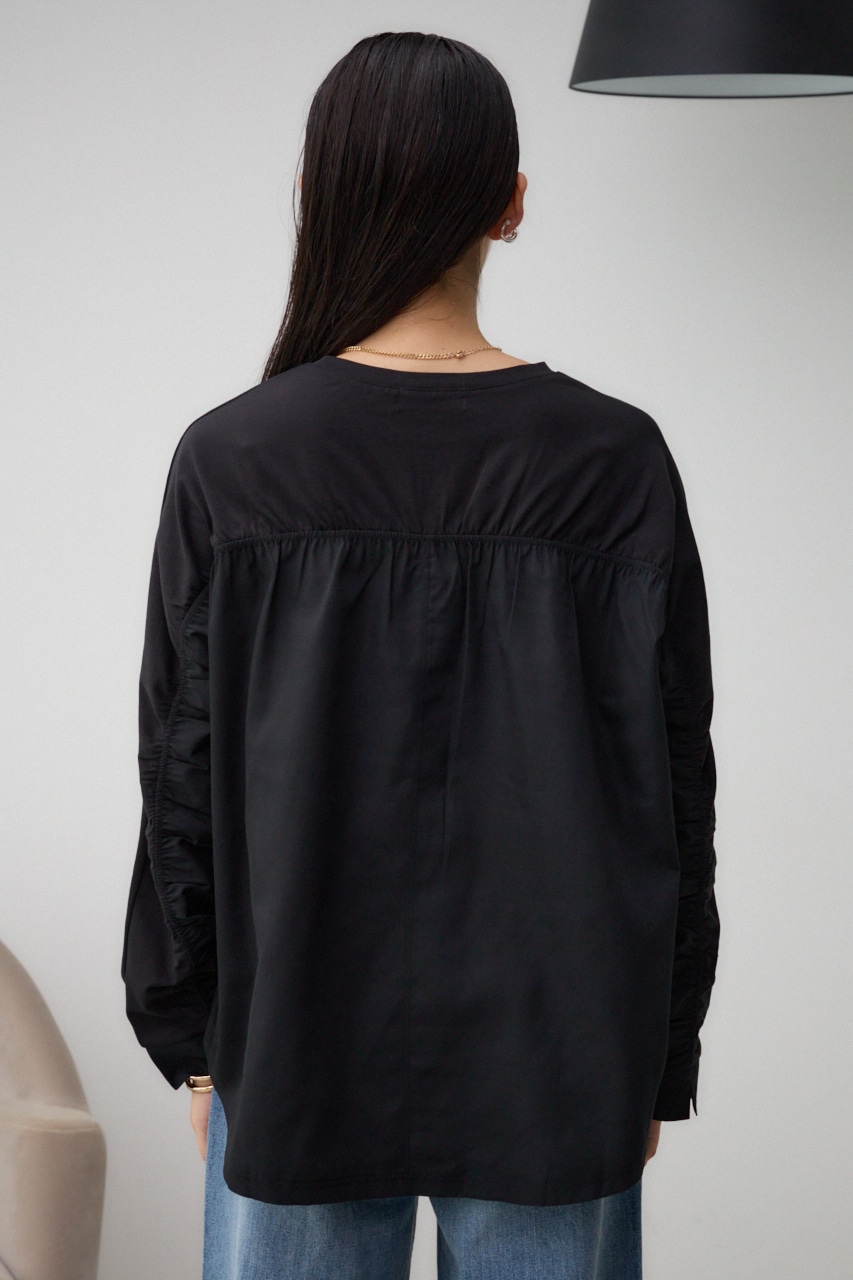 フハクキリカエプルオーバー BLK FREE